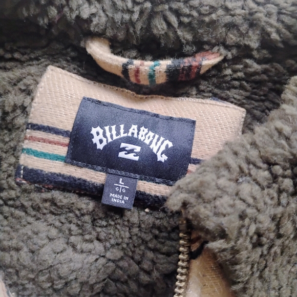 BILLABONG NEW Barlow Sherpa Lined Jacket - Picture 13 of 14